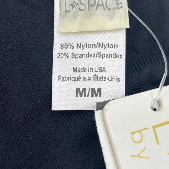 L*Space Sandy Bikini Bottom Classic Black M - Picture 7 of 9